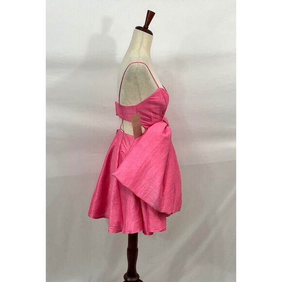 HELEN O'CONNOR Sz 4 US Pink Bow Valentine Sleeveless Mini Dress NWT - Picture 7 of 13